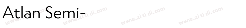 Atlan Semi字体转换
